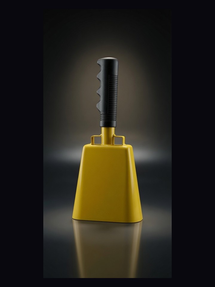 GameRay Bull Bell — custom branded noisemaker