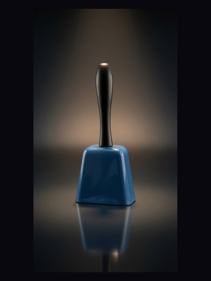 GameRay Cow Bell — custom branded noisemaker